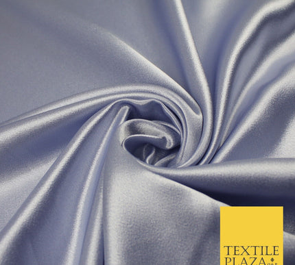 OVER 45 COLOURS - Plain Solid Crepe Back Satin Fabric Material Dress Bridal 45"