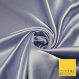 OVER 45 COLOURS - Plain Solid Crepe Back Satin Fabric Material Dress Bridal 45"