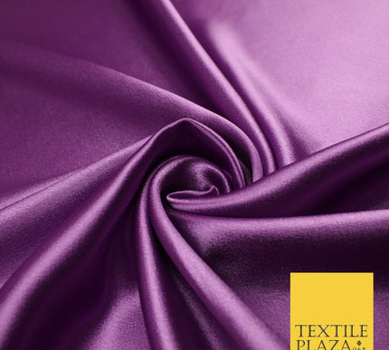OVER 45 COLOURS - Plain Solid Crepe Back Satin Fabric Material Dress Bridal 45"