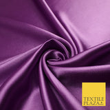 OVER 45 COLOURS - Plain Solid Crepe Back Satin Fabric Material Dress Bridal 45"