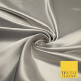 OVER 45 COLOURS - Plain Solid Crepe Back Satin Fabric Material Dress Bridal 45"