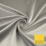 OVER 45 COLOURS - Plain Solid Crepe Back Satin Fabric Material Dress Bridal 45"