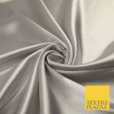 OVER 45 COLOURS - Plain Solid Crepe Back Satin Fabric Material Dress Bridal 45"