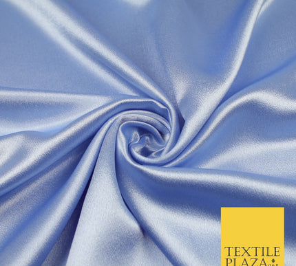 OVER 45 COLOURS - Plain Solid Crepe Back Satin Fabric Material Dress Bridal 45"