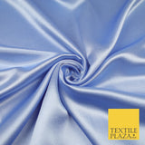 OVER 45 COLOURS - Plain Solid Crepe Back Satin Fabric Material Dress Bridal 45"