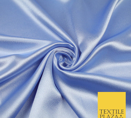 OVER 45 COLOURS - Plain Solid Crepe Back Satin Fabric Material Dress Bridal 45"