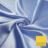 OVER 45 COLOURS - Plain Solid Crepe Back Satin Fabric Material Dress Bridal 45"