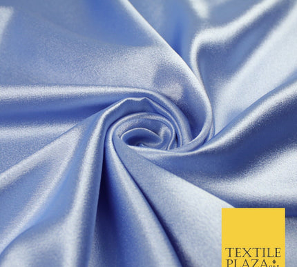 OVER 45 COLOURS - Plain Solid Crepe Back Satin Fabric Material Dress Bridal 45"
