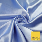 OVER 45 COLOURS - Plain Solid Crepe Back Satin Fabric Material Dress Bridal 45"