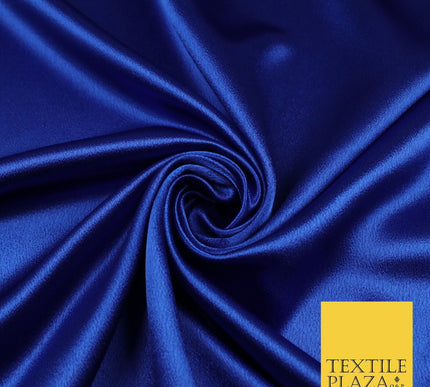 OVER 45 COLOURS - Plain Solid Crepe Back Satin Fabric Material Dress Bridal 45"