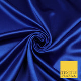 OVER 45 COLOURS - Plain Solid Crepe Back Satin Fabric Material Dress Bridal 45"