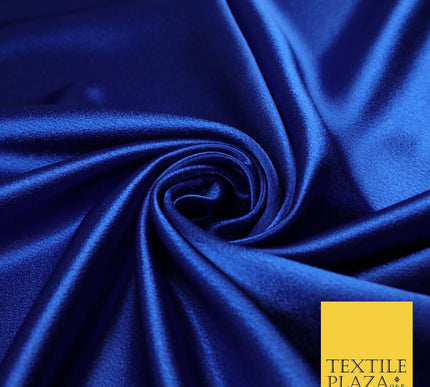 OVER 45 COLOURS - Plain Solid Crepe Back Satin Fabric Material Dress Bridal 45"