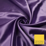 OVER 45 COLOURS - Plain Solid Crepe Back Satin Fabric Material Dress Bridal 45"