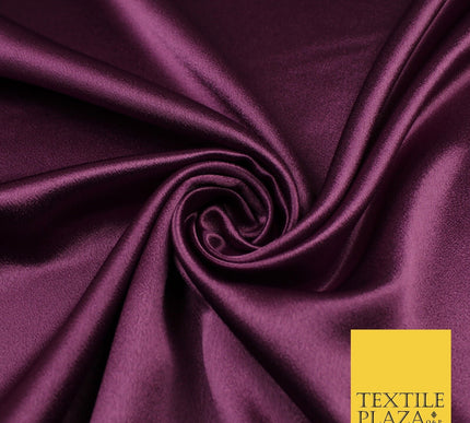 OVER 45 COLOURS - Plain Solid Crepe Back Satin Fabric Material Dress Bridal 45"