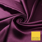 OVER 45 COLOURS - Plain Solid Crepe Back Satin Fabric Material Dress Bridal 45"
