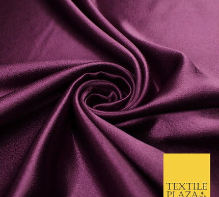 OVER 45 COLOURS - Plain Solid Crepe Back Satin Fabric Material Dress Bridal 45"