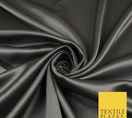 OVER 45 COLOURS - Plain Solid Crepe Back Satin Fabric Material Dress Bridal 45"