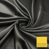 OVER 45 COLOURS - Plain Solid Crepe Back Satin Fabric Material Dress Bridal 45"