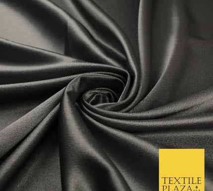 OVER 45 COLOURS - Plain Solid Crepe Back Satin Fabric Material Dress Bridal 45"