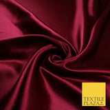 OVER 45 COLOURS - Plain Solid Crepe Back Satin Fabric Material Dress Bridal 45"