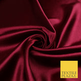 OVER 45 COLOURS - Plain Solid Crepe Back Satin Fabric Material Dress Bridal 45"