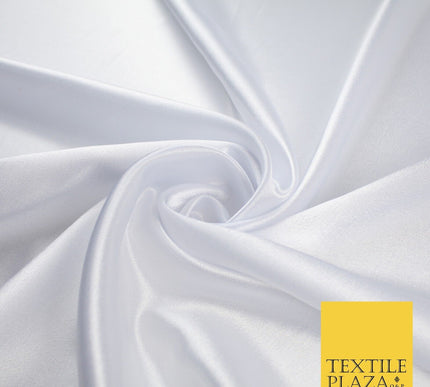 OVER 45 COLOURS - Plain Solid Crepe Back Satin Fabric Material Dress Bridal 45"