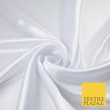 OVER 45 COLOURS - Plain Solid Crepe Back Satin Fabric Material Dress Bridal 45"