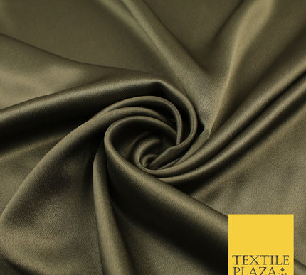 OVER 45 COLOURS - Plain Solid Crepe Back Satin Fabric Material Dress Bridal 45"