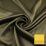 OVER 45 COLOURS - Plain Solid Crepe Back Satin Fabric Material Dress Bridal 45"
