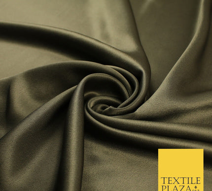 OVER 45 COLOURS - Plain Solid Crepe Back Satin Fabric Material Dress Bridal 45"