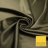 OVER 45 COLOURS - Plain Solid Crepe Back Satin Fabric Material Dress Bridal 45"
