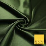 OVER 45 COLOURS - Plain Solid Crepe Back Satin Fabric Material Dress Bridal 45"