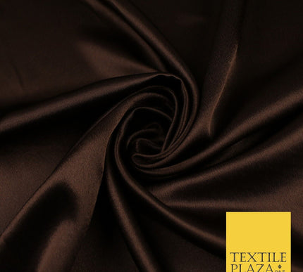 OVER 45 COLOURS - Plain Solid Crepe Back Satin Fabric Material Dress Bridal 45"