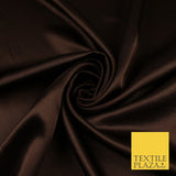 OVER 45 COLOURS - Plain Solid Crepe Back Satin Fabric Material Dress Bridal 45"