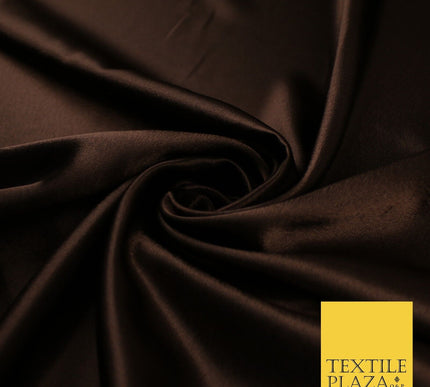OVER 45 COLOURS - Plain Solid Crepe Back Satin Fabric Material Dress Bridal 45"