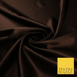 OVER 45 COLOURS - Plain Solid Crepe Back Satin Fabric Material Dress Bridal 45"