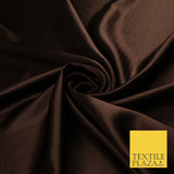 OVER 45 COLOURS - Plain Solid Crepe Back Satin Fabric Material Dress Bridal 45"