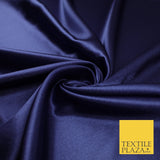 OVER 45 COLOURS - Plain Solid Crepe Back Satin Fabric Material Dress Bridal 45"