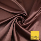OVER 45 COLOURS - Plain Solid Crepe Back Satin Fabric Material Dress Bridal 45"