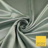 OVER 45 COLOURS - Plain Solid Crepe Back Satin Fabric Material Dress Bridal 45"