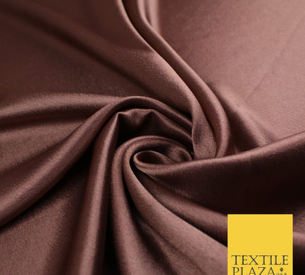 OVER 45 COLOURS - Plain Solid Crepe Back Satin Fabric Material Dress Bridal 45"