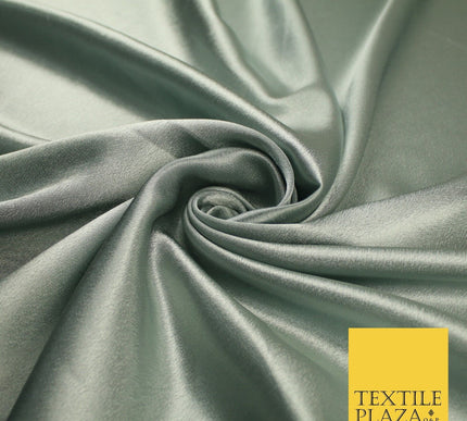 OVER 45 COLOURS - Plain Solid Crepe Back Satin Fabric Material Dress Bridal 45"