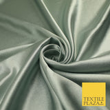 OVER 45 COLOURS - Plain Solid Crepe Back Satin Fabric Material Dress Bridal 45"