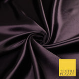 OVER 45 COLOURS - Plain Solid Crepe Back Satin Fabric Material Dress Bridal 45"