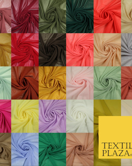 33 COLOURS Premium Quality Stretch Power Mesh Net Fabric Lingerie Costume Dance