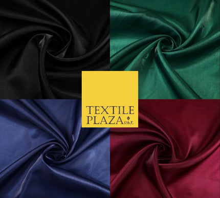 4 COLOURS - Plain Twinkle Satin Dress Sheer Nylon Fabric Costume Irish Dancing