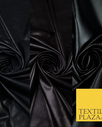 Black Plum Navy - PREMIUM Metallic Elastique Lycra Fabric Spandex Dancewear
