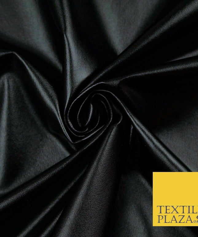 Black Plum Navy - PREMIUM Metallic Elastique Lycra Fabric Spandex Dancewear