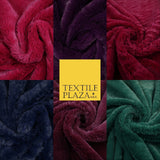 6 COLOURS - Premium Super Soft Plush Short Pile Shimmer Faux Fur Fabric Material