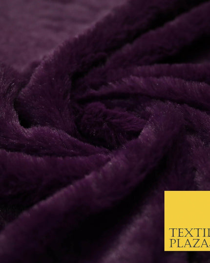 6 COLOURS - Premium Super Soft Plush Short Pile Shimmer Faux Fur Fabric Material